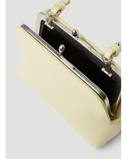 Jil Sander Natural Goji Micro Clutch Bag