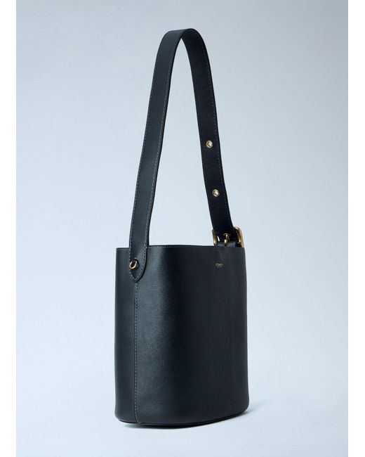 COACH Blue Bleecker Bucket Bag