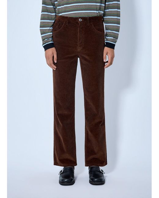 Marni Brown Corduroy Straight-leg Trousers for men