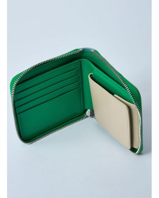 Walter Van Beirendonck Blue Ghost Wallet On Strap for men