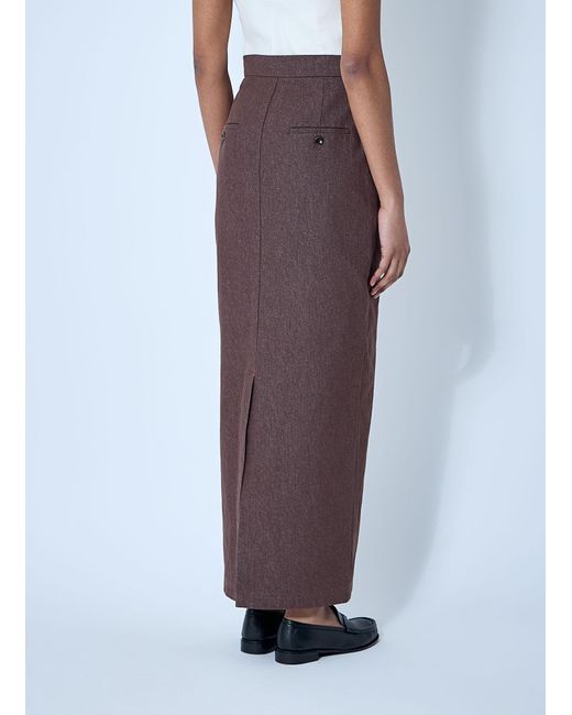 Max Mara Multicolor Tailored Midi Skirt