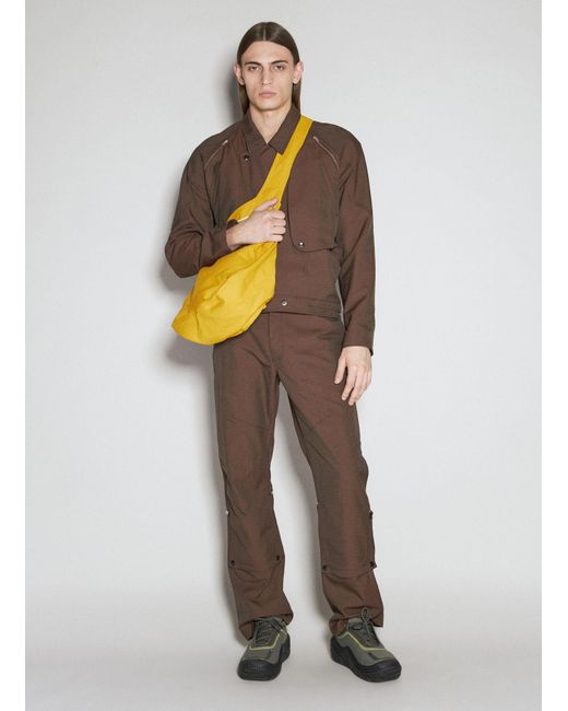 Kiko Kostadinov Brown Tonino Utility Pants for men