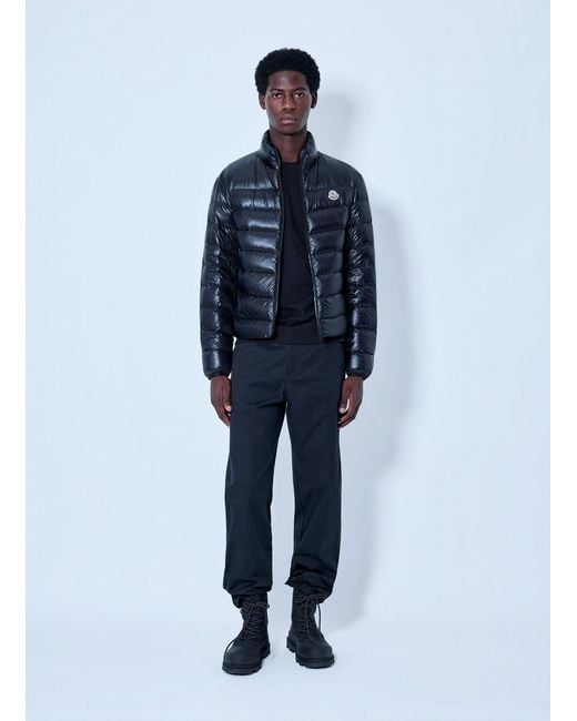 Moncler Blue Sergesta Packable Short Down Jacket for men