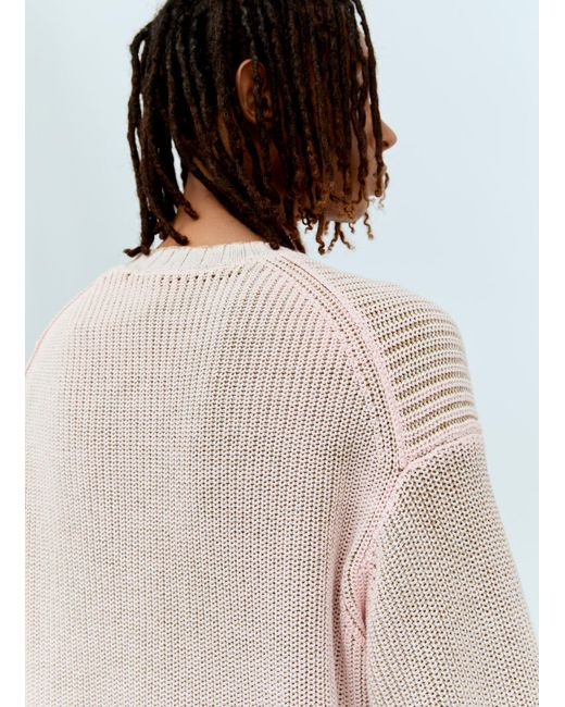 Acne Natural Crewneck Sweater for men