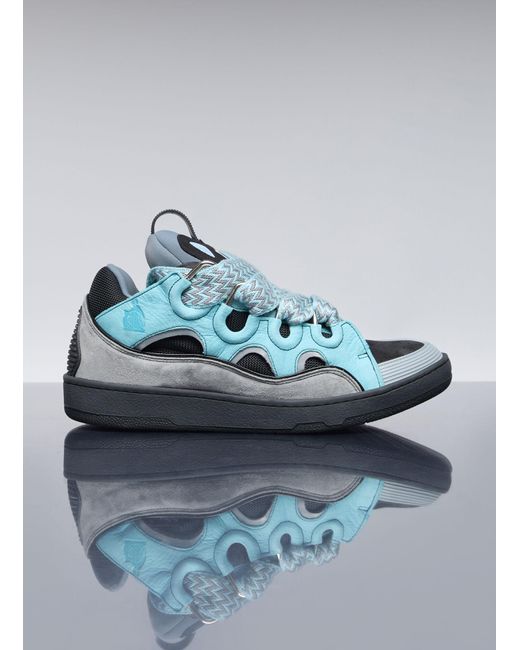 Lanvin Blue Curb Sneakers for men