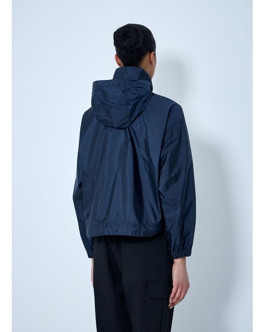 Moncler Blue Marmacy Hooded Rain Jacket