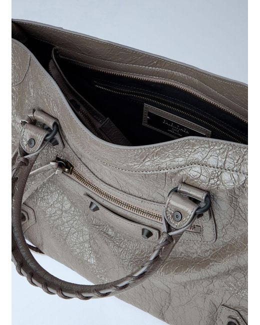 Balenciaga Gray Le City Bag Medium