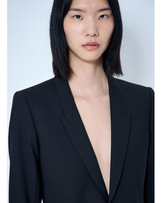 Rick Owens Blue Extreme Soft Blazer