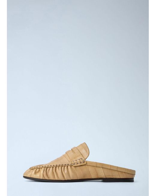 Saint Laurent White Le Loafers Mules
