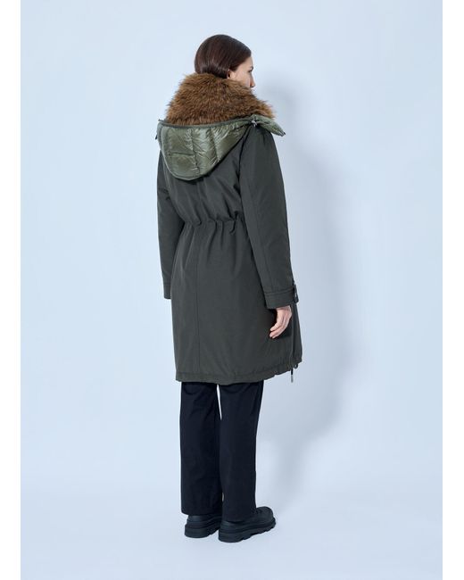 Moncler Blue Halicte Long Parka