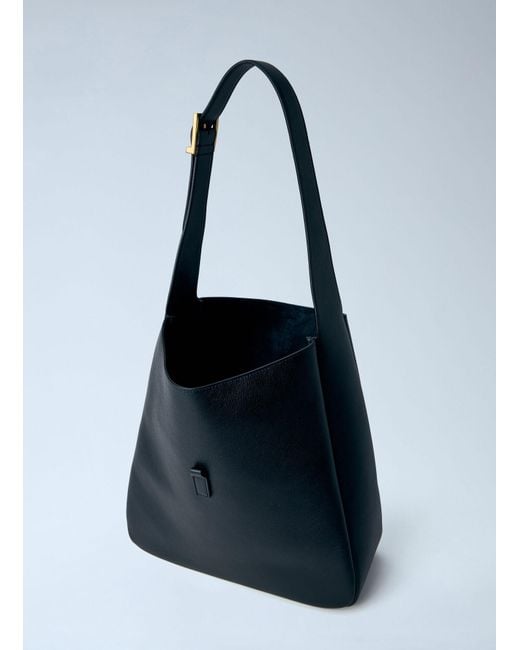 Saint Laurent Blue Le 5 À 7 Supple Large Shoulder Bag
