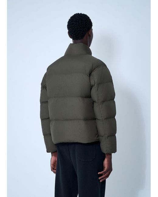 Stone Island Gray Crinkles Reps Ny Bomber Jacket for men