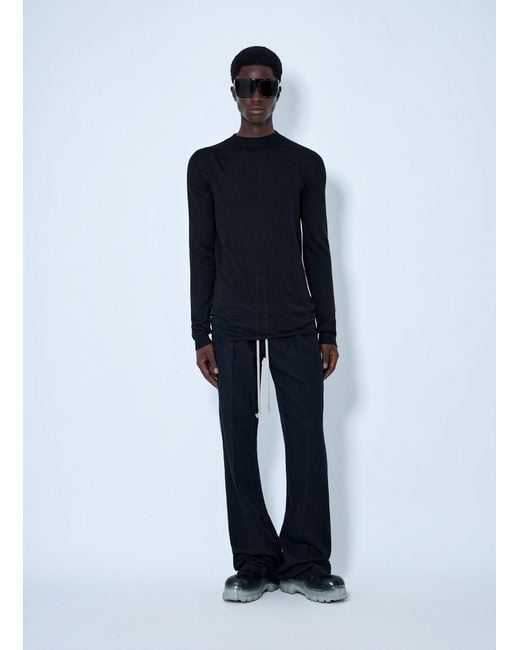 Rick Owens Blue Dietrich Drawstring Pants for men