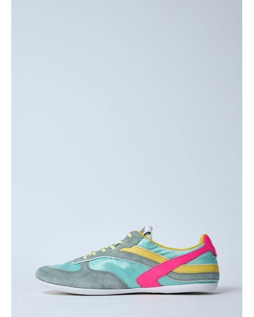 Miu Miu Green Gymnasium Sneakers