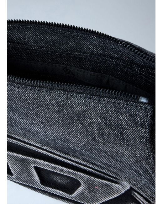 DIESEL Gray 1dr Camera Bag for men