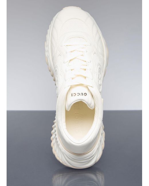 Gucci Metallic Ripple Leather Sneakers for men