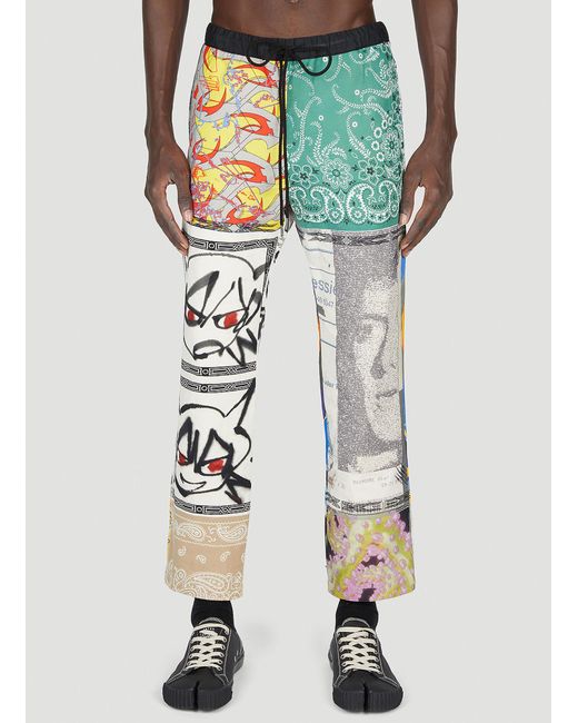 Children of the discordance Multicolor ×Yagi Bandana Pants for men