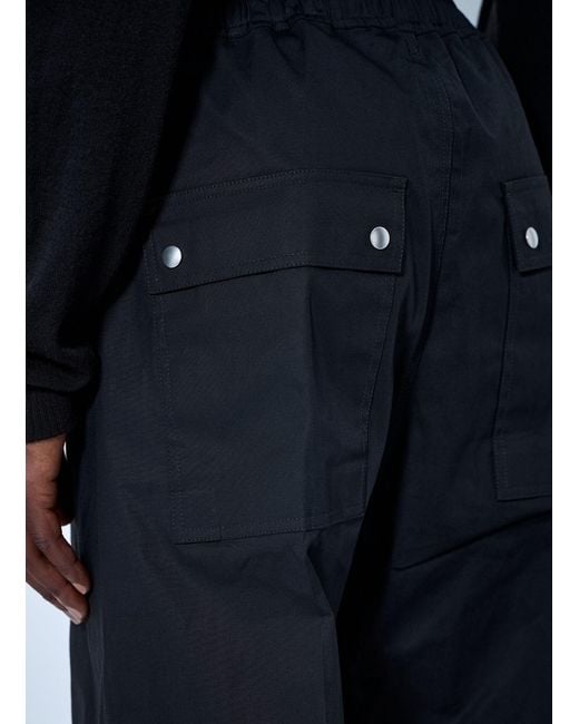Rick Owens Blue Wide Bela Pants for men
