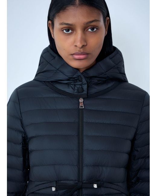 Moncler Blue Barbel Long Parka Coat