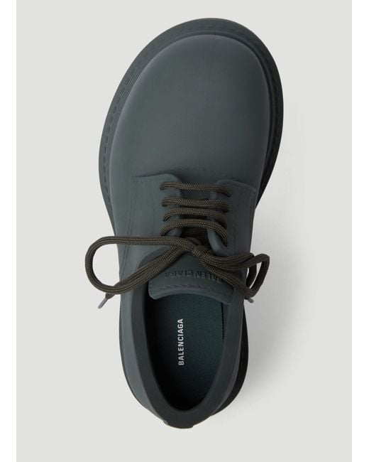 Balenciaga Gray Steroid Derby Shoes for men