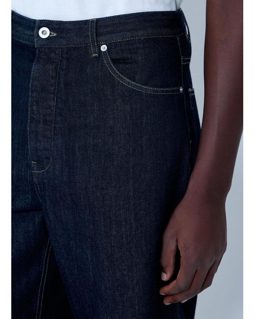 Jil Sander Blue Five-Pocket Jeans for men