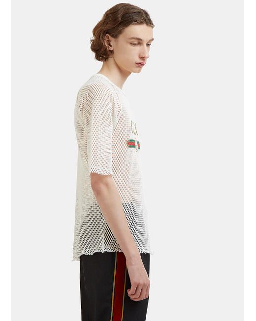 gucci mesh t shirt
