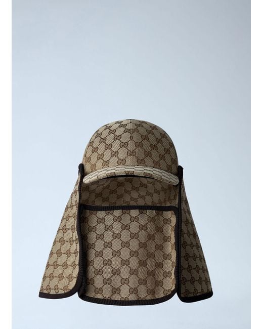 Gucci Green Logo Motif Baseball Cap for men