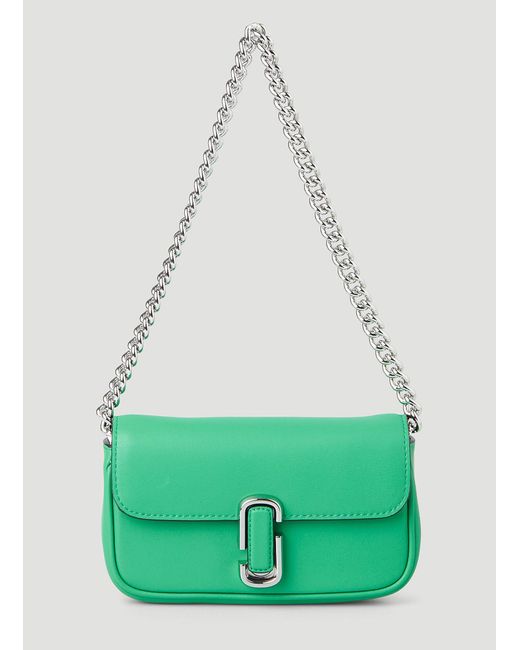 marc jacobs green snapshot bag
