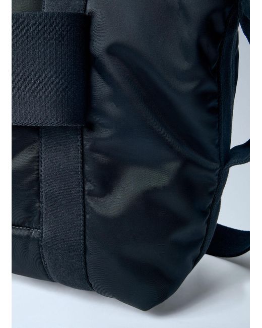 Rick Owens Blue Convertible Nylon Tote Bag
