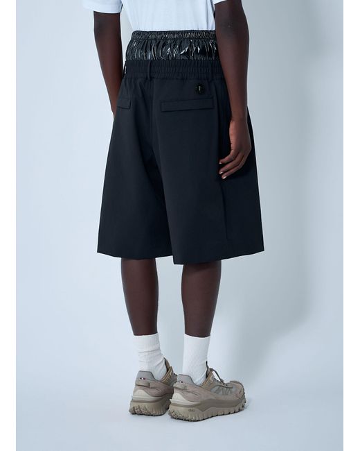 Moncler x A$AP ROCKY Blue Moncler X A$ap Rocky Contrast Waistband Shorts for men