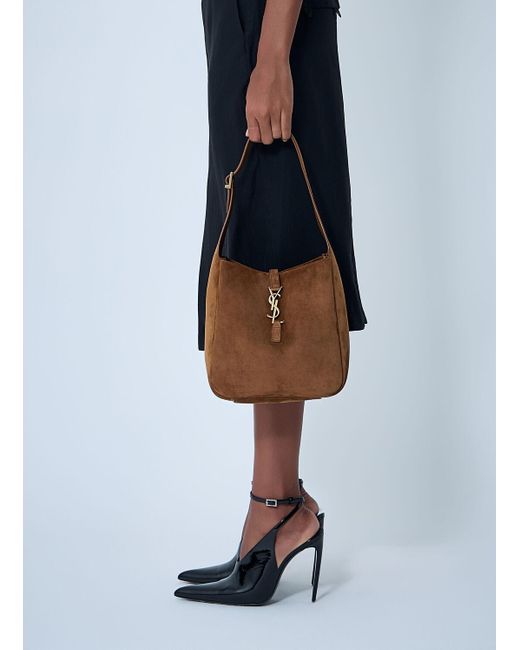 Saint Laurent Brown Small Le 5 Ã 7 Shoulder Bag