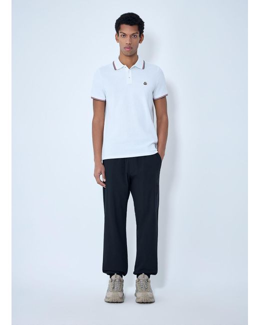 Moncler Blue Elasticated Track Pants for men