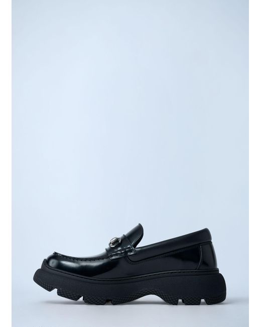 Gucci White Leather Loafers for men