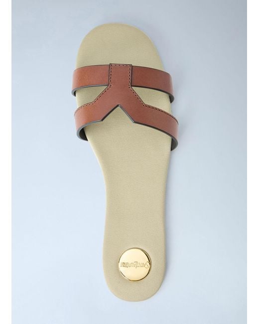 Saint Laurent Blue Mabrouka Slides