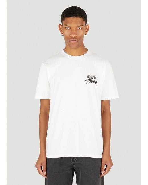 Stussy White Angel T-shirt for men