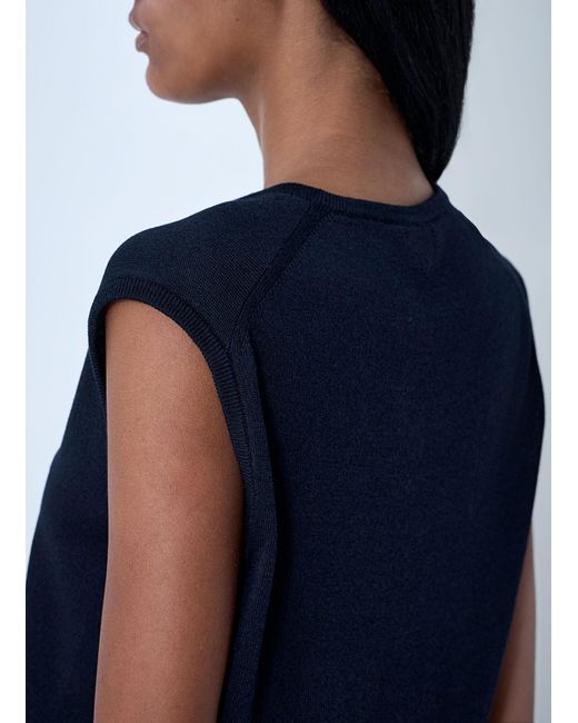 Bottega Veneta Blue Cotton-And-Viscose Twinset