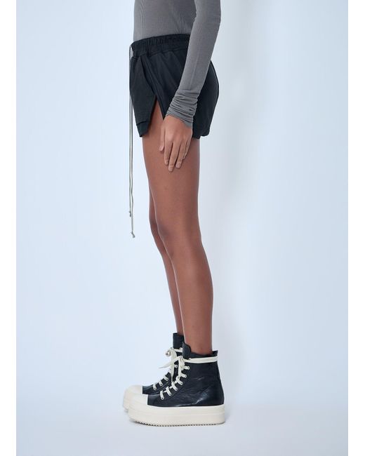 Rick Owens Blue Fog Shorts