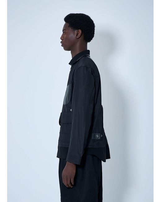 Junya Watanabe Blue Shell Bomber Jacket for men