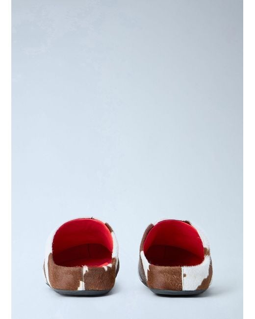 Marni White Fussbett Sabot