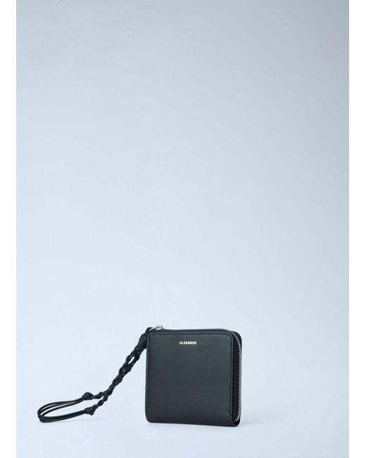Jil Sander Blue Tangle Wallet for men