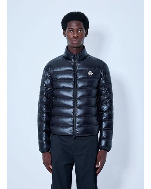 Moncler Blue Sergesta Packable Short Down Jacket for men