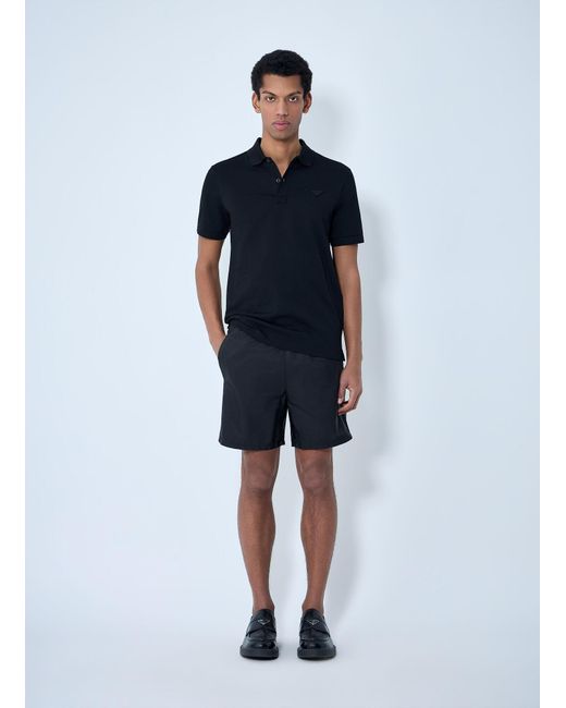 Prada Blue Re-Nylon Swim Shorts for men