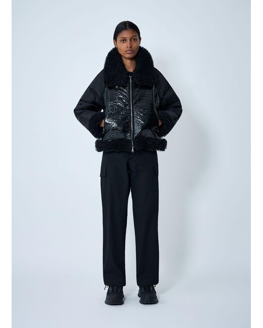 Moncler Blue Short Down Jacket