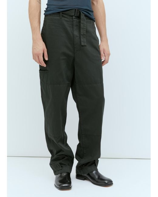 Lemaire Military Cargo Pants in Green for Men Lyst