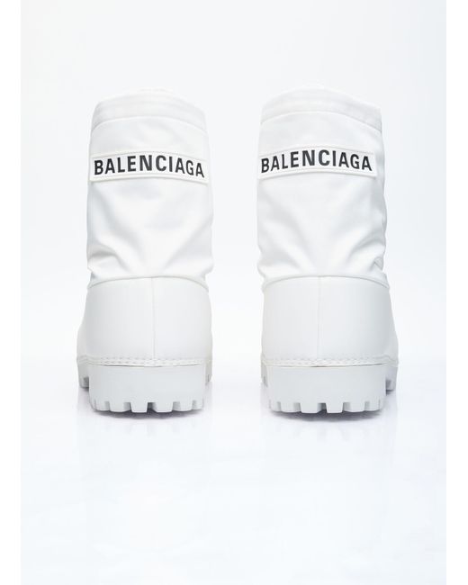 Balenciaga White Alaska Low Boots