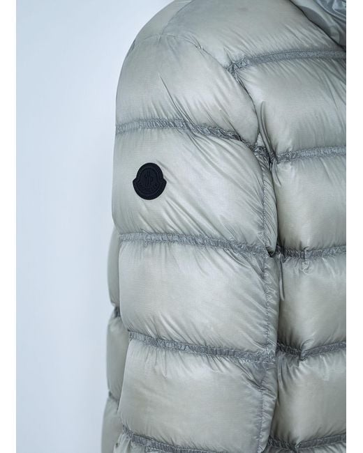 Moncler Blue Guadiana Hooded Down Jacket for men