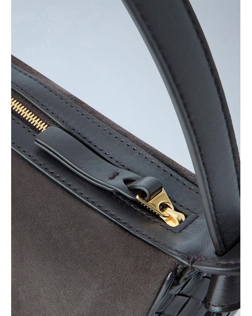 Bottega Veneta Blue Nodo Shoulder Bag