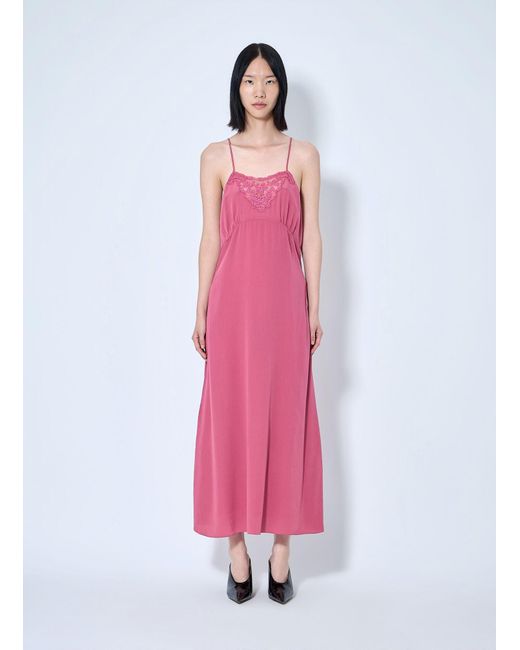 Chloé Pink Chloé Spaghetti Strap Slip Dress