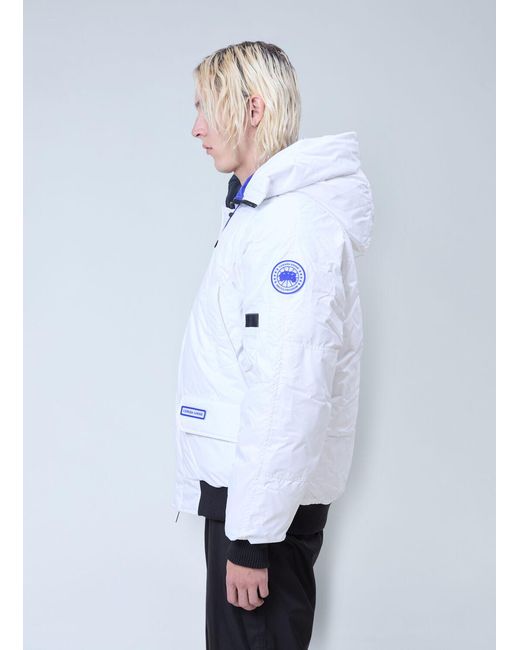 Canada Goose White Chilliwack Bomber Jacket