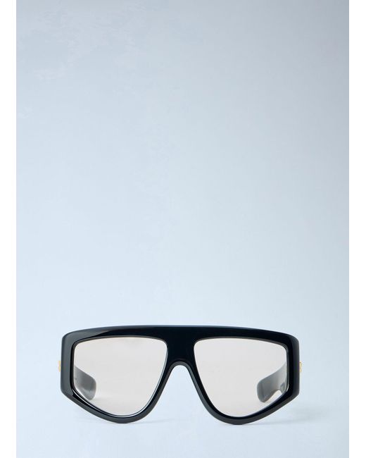 Bottega Veneta Gray Classic Geometric Frame Sunglasses